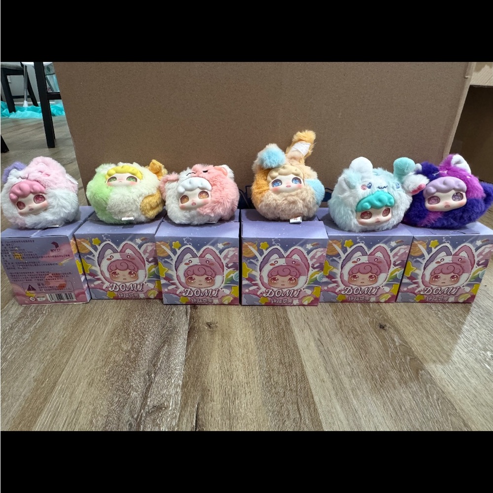 Colorful Plush Toy Set